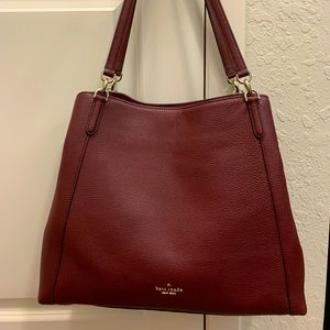 Kate Spade Leila shoulder bag in cherry wood